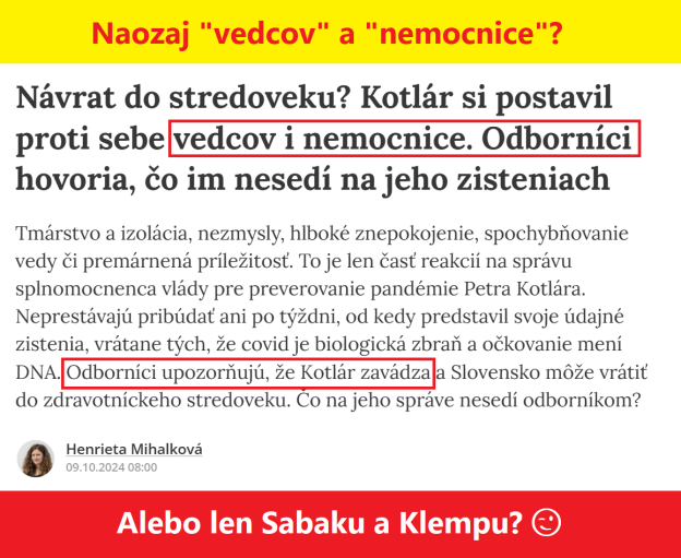 vedcov a nemocnice